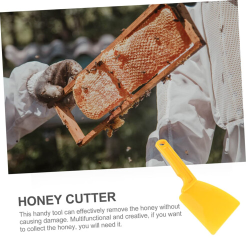 2pcs Beekeeping Honey Scrapers Multifunction Honey Collection Tool Ergonomic Design for Easy Use Extractor for Efficient Harvesting 2