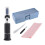 Refractometer, Refractometer 032% Food Drinks Sugar Test ATC Content Meter Handheld Brix Meter A 02 5