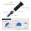 Handheld Refractometer SG 1.0001.120 Beer Refractometer 032% Brix Reference Temperature 20C Dual Scale with Plastic Box A 032% 4