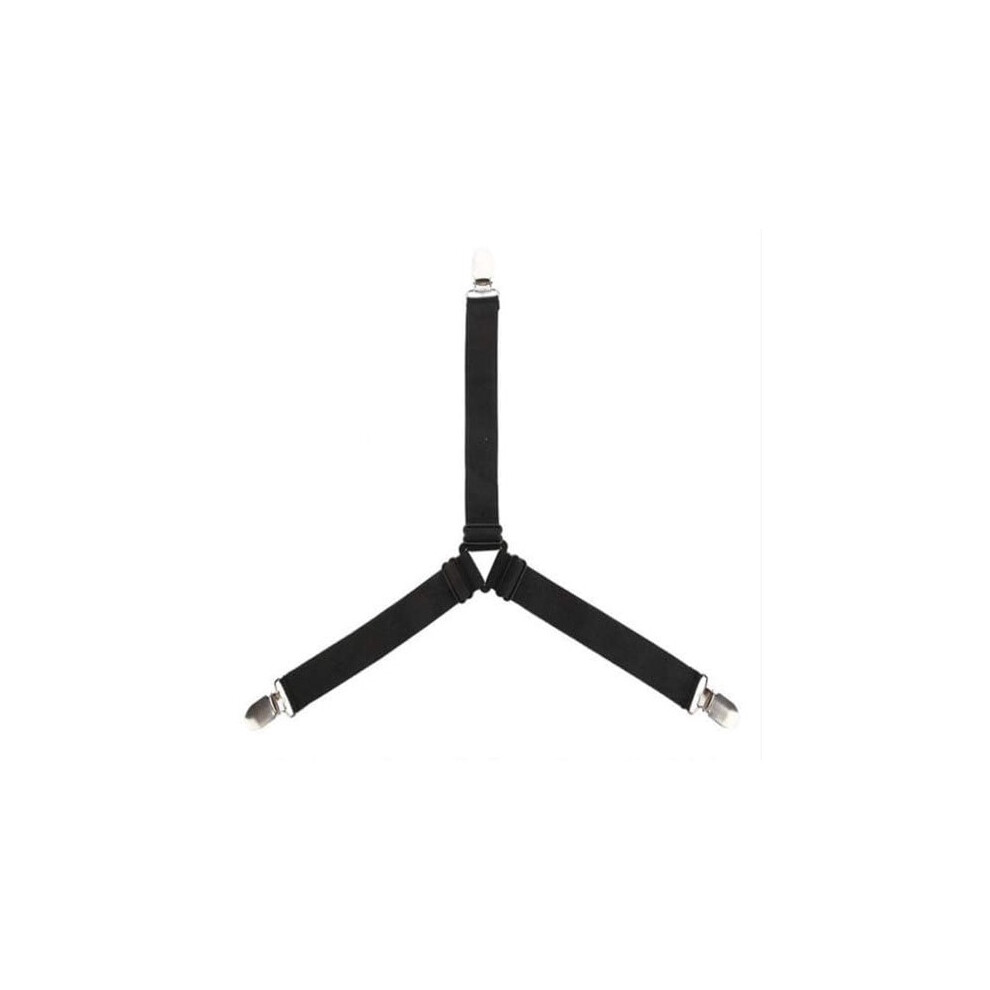 Bed Sheet Holder Straps, Adjustable Mattress Sheet Clips With Triangle Design Elastic Sheet Suspenders For Secure Bedding And Household Essential Use