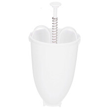 Donut Dispenser, One Hand Donut Maker Manual Doughnut Machine Easy to Use Kitchen Baking Accessory for Biscuit Cookies (White)