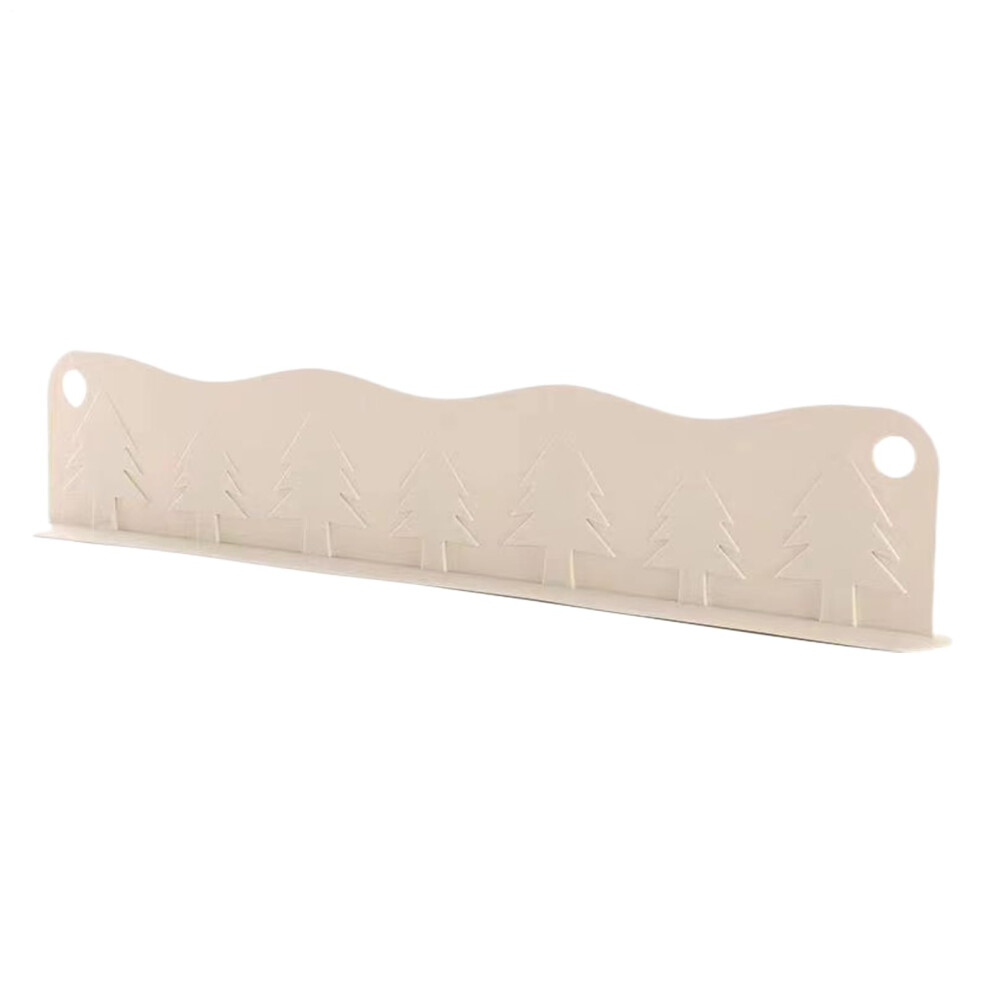 Removable Suction Cup Splash Guard, Silicone, Compact For Sink, 50X4x10cm Beige 9412369724496