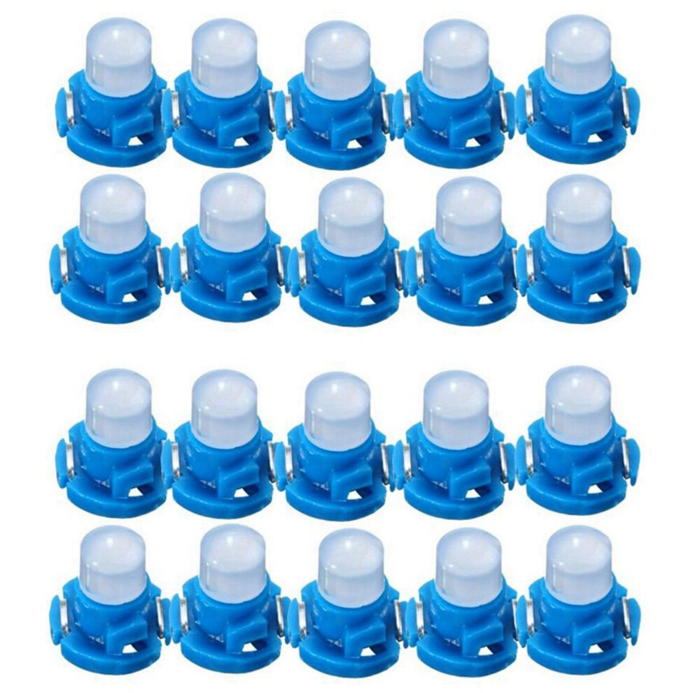 20Pcs Car Dash Instrument Base Lamp T4.2 Cob Car Wedge Dashboard Bulb Dc12v Lamp Light 9412369742759