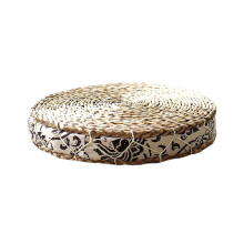 Home Decoration Floor Mat, Rattan Meditation Cushion with Widely Used Functionality and Natural Materials, Woven Straw Mats for Yoga, Baby Play, and B