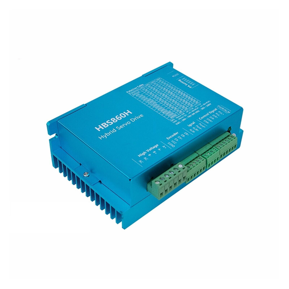 Hbs860h / Hbs86h Hydrid Servo Motor Driver Ac 2080V Dc 30110V 8A Independent Fan Nema34 Close Loop Motor (Size : Hbs86h) 9412369743541