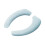 Reusable Oversized Toilet Seat Cushion Static Adhesive-Blue B 1