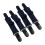 Multipurpose Flexible Elastic Straps Clip Fasteners-dark blue 1