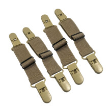 Quick Install Antislip Footwear Clip Elastic Straps for-Khaki