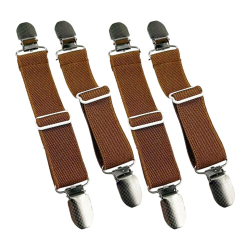 Removable Mules Shoe Strap With Premium Alloy Hardware-brown