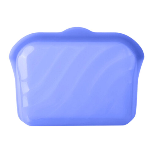 Durable Silicone Food Storage Containers Leakproof-Blue L
