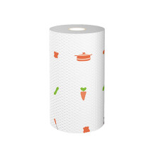 Kitchen Paper Towels, Pack of 50, Kitchen Paper Towels, Wet and Dry, Single Use, Polyester Dish Paper Towels for Dishes, Pots, Jumbo Roll