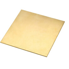 1 piece brass sheet for cutting CNC frame models, DIY thickness 0.1 mm – 8 mm (Thickness 2mm, 50x100mm) 50x100mm Thickness 2mm