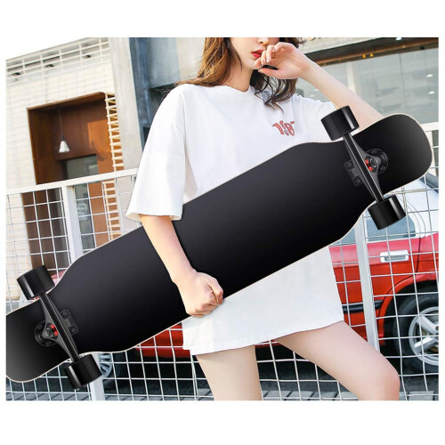 Skateboard Standard Complete Longboard Maple 8 Layers Double Kick Concave for Beginners