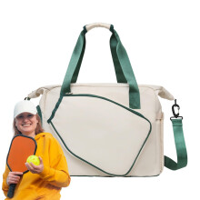 Pickle Ball Bags Spacious Men Gym Bag with Bottle Pocket Shoe Compartment