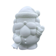 Christmas Savings Box Craft Unpainted Figurine For Home-5