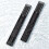 Twosection guide rail cabinet slide buffer rail slide computer desk keyboard slide rail(14in) 4