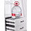 Twosection guide rail cabinet slide buffer rail slide computer desk keyboard slide rail(14in) 5