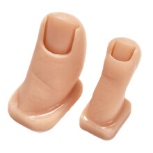 Nail Mannequin Toe Training Template Silicone Pedicure Display Fake Nail Practice Accessories Set Salon Learning Tool Kit Beauty Accessory