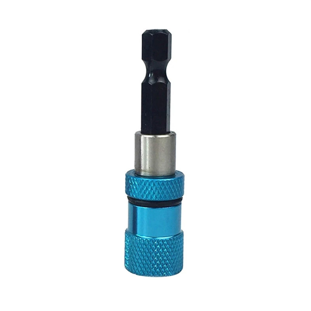 1/4 Inch Hex Shank Screw Depth Magnetic Screwdriver Bit Holder Hex Driver With Drill Bits Bar Extension Scewdriver Bit 1Pcs(Blue) 9189345813559