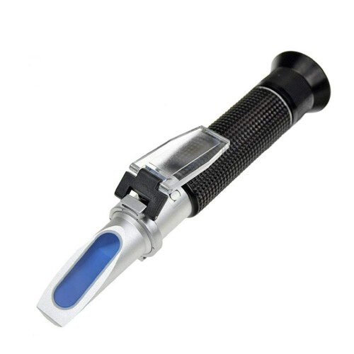 Refractometer, 032% Handheld Saccharimeter, Brix, Sugar, Density Meter