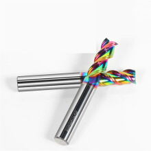 1Pcs End Mill HRC55 3 Flutes Aluminum Cutter Acrylic Wood Copper Plastic CNC Machine Cutting Coating Tool(20X75X20DX150L) 1PC 20X75X20DX150L