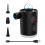 Portable Electric Compressor Pump with 3 Nozzles  Light for Inflation 1