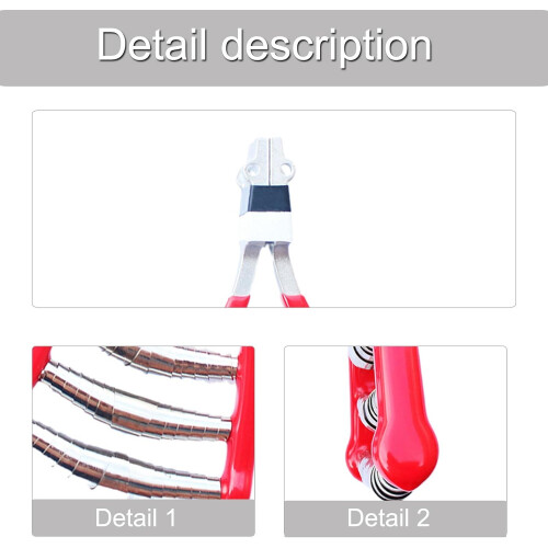Efficient Racket Hand Tool with Three Spring Design for Easy Handling of Badminton Tennis Racket String Start Clamp 2