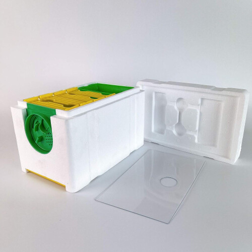 Beekeeping Bee Queen Breeding Mating Nuc Harvest Pollination Box, Simple Installation,Compact Lightweight 2