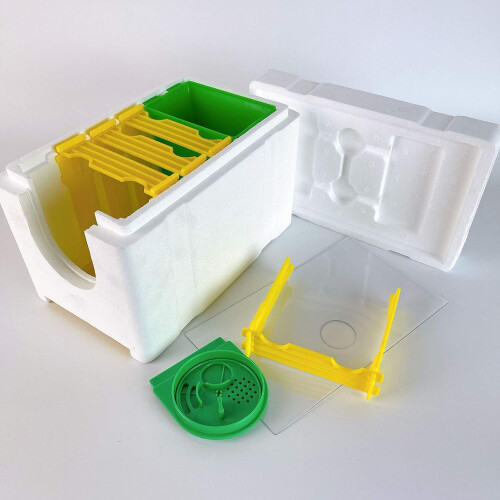 Beekeeping Bee Queen Breeding Mating Nuc Harvest Pollination Box, Simple Installation,Compact Lightweight 1