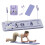Ab Roller Wheel Training Board with Elbow Support, Automatic Rebound, Abdominal Board, Core Trainer, Home Training Equipment 1