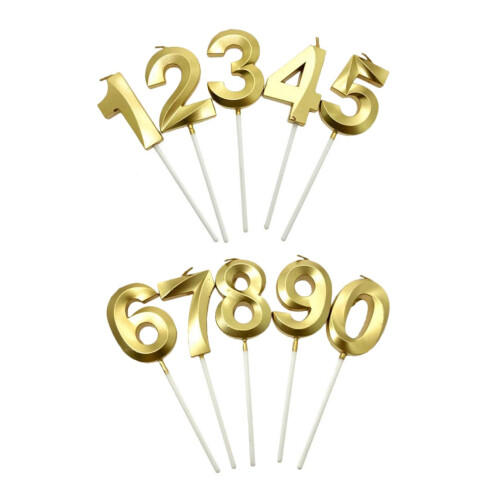 Numeral Candles for Memorable Celebrations