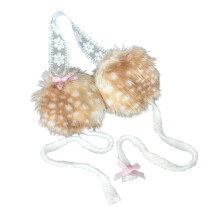 Lovely Plush Ear Muffs For Children And Adult During-Bow tie