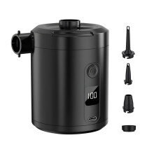 Portable Air Pump For Air Mattress,Pool Float Pump Electric 5200mAh Battery Quick 4000Pa Deflator Compressor For Camping Outdoor