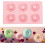 2PCS Silicone Donut Pan, Baking Tray Maker Baking Pan Making Tool Kitchen for Cake Biscuit 5