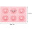 2PCS Silicone Donut Pan, Baking Tray Maker Baking Pan Making Tool Kitchen for Cake Biscuit 3