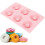 2PCS Silicone Donut Pan, Baking Tray Maker Baking Pan Making Tool Kitchen for Cake Biscuit 4