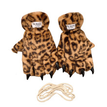 Fashionable Winter Gloves Lovely Leopard Pattern-light leopard