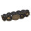 Heavy Duty Belt with Carved Charm Punk Studs Buckles-Black 1