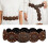 Heavy Duty Belt with Carved Charm Punk Studs Buckles-Black 3
