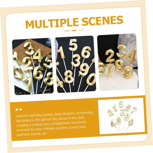 Numeral Candles for Memorable Celebrations 2