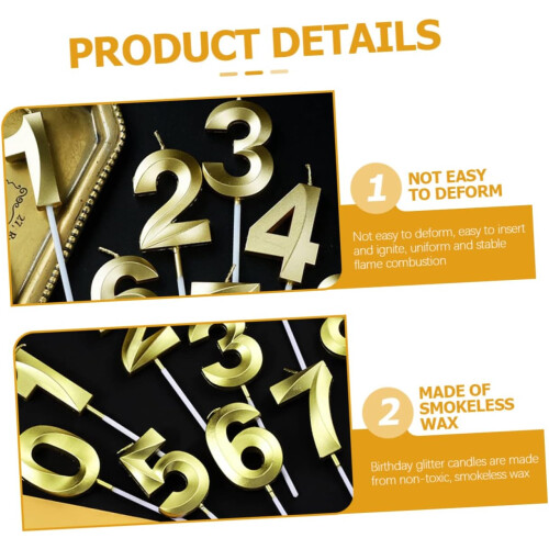 Numeral Candles for Memorable Celebrations 1