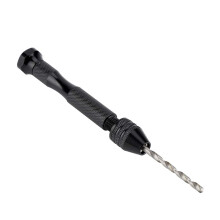 Pin Vise Hand Drill, Jewelry Drill Bits Set for Metal Wood, Manual Work, Model Making (6: Black Hand Twist Drill 10)