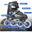 Four Round Roller Inline Skates – DOT Certified Aluminium Frame, ABEC7 Bearings 2