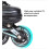 Four Round Roller Inline Skates – DOT Certified Aluminium Frame, ABEC7 Bearings 3