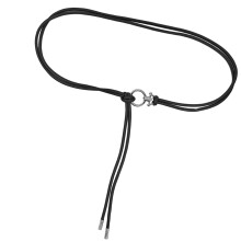 Retro Charm PU Leather Sash Fashion Knot Closure Belt For-Black