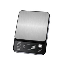 Digitale Küchenwaage, wasserdicht, mit Rückwaage   3kg/0,1g