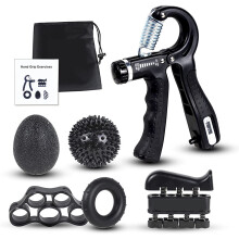 Trainingsgeräte für Finger- und Handtraining 6 Teile Black