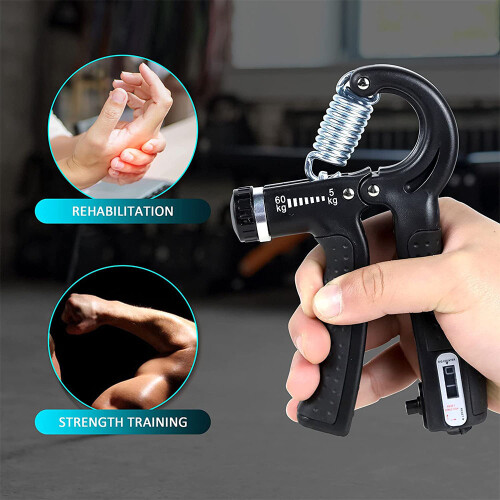 Trainingsgeräte für Finger- und Handtraining 6 Teile Black 2