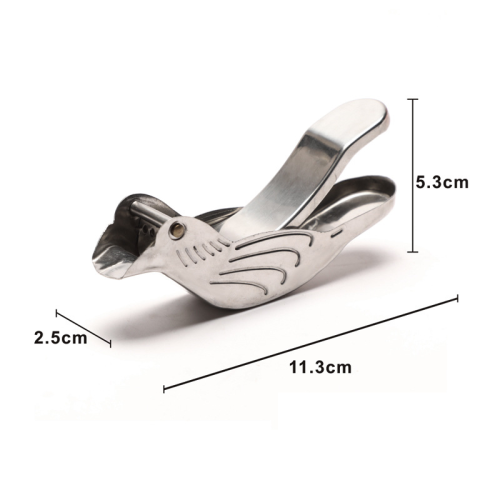 Manuelle Zitruspresse aus Edelstahl 2