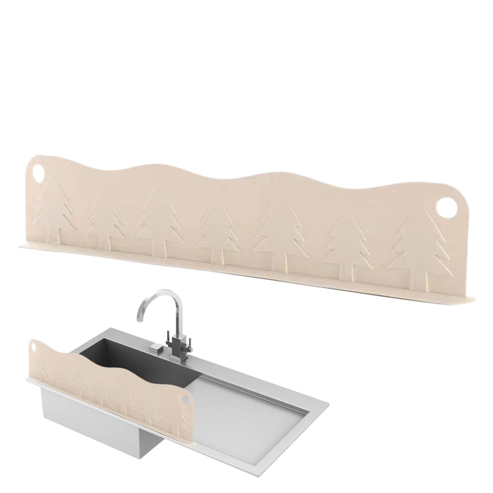 Sink Splash Guards, Waterproof Sink Guard, Removable Suction Silicone Kitchen Accessory 9412369727855